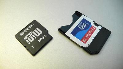 Inside the miniSD-to-SD Adapter and the microSD-to-SD