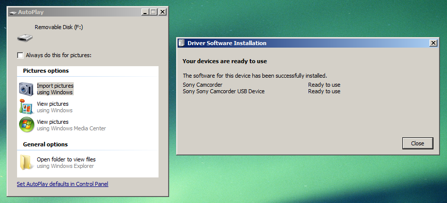 Install Playback Device Windows Vista